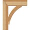 Ekena Millwork Thorton Block Rough Sawn Bracket, Western Red Cedar, 4"W x 18"D x 22"H BKT04X18X22THR05RWR - alternate 3